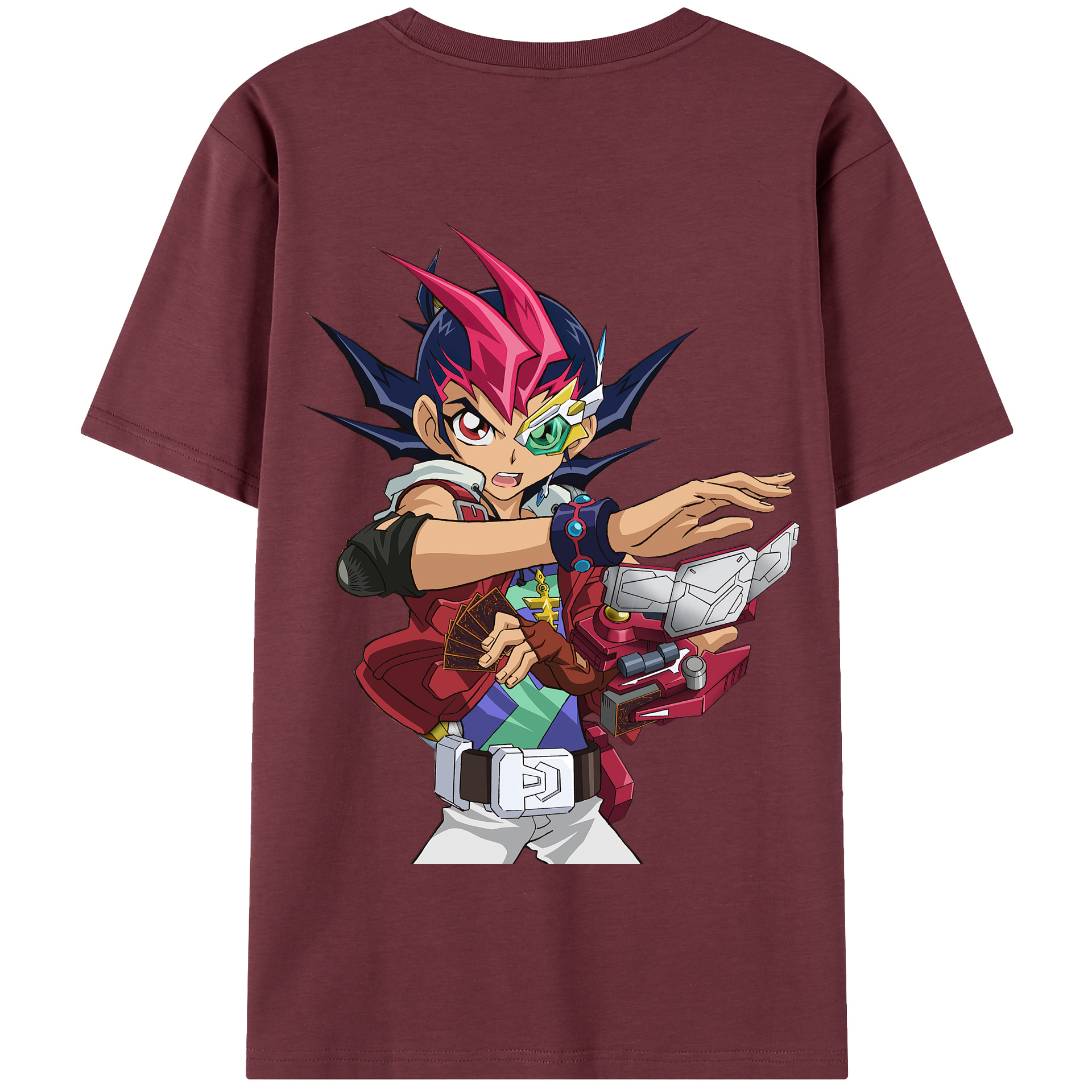 （画像用） 遊☆戯☆王 Yu-Gi-Oh! 綿100％半袖Tシャツ（背面プリント）